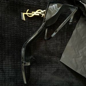 YSL Opyum Sandals Patent Leather